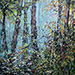 Forest - Painting by Marleen De Waele-De Bock