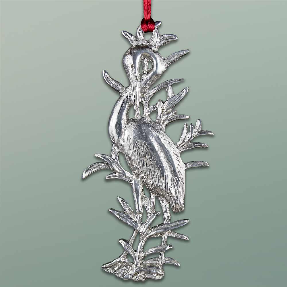 2016 Ornament by Charles H. Reinike III - Great Egret