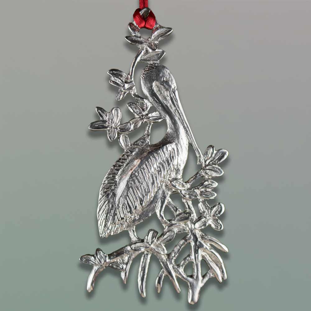 2015 Ornament by Charles H. Reinike III - Pelican