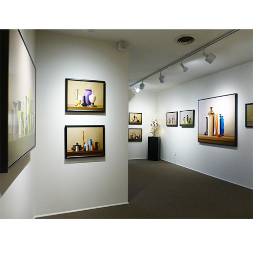 O'Halloran Paintings Hanging In Gallery