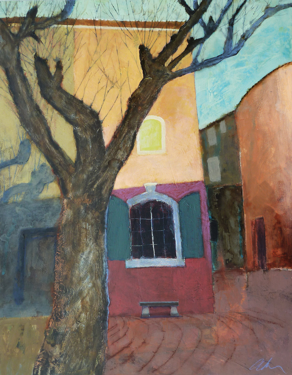 "Cabrieres" 54 X42 by Randy Akers