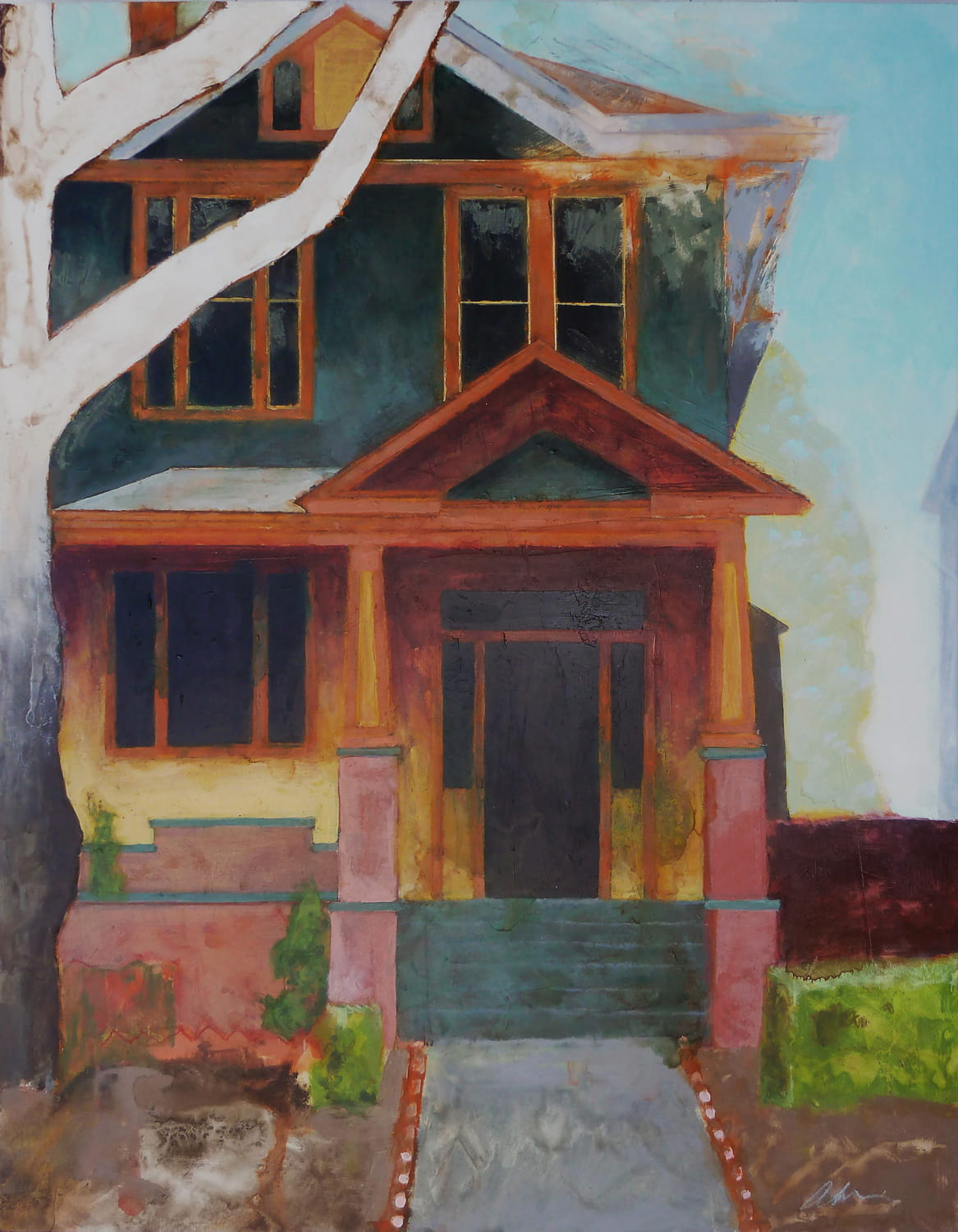 "Henry Street" 54 X 42 by Randy Akers