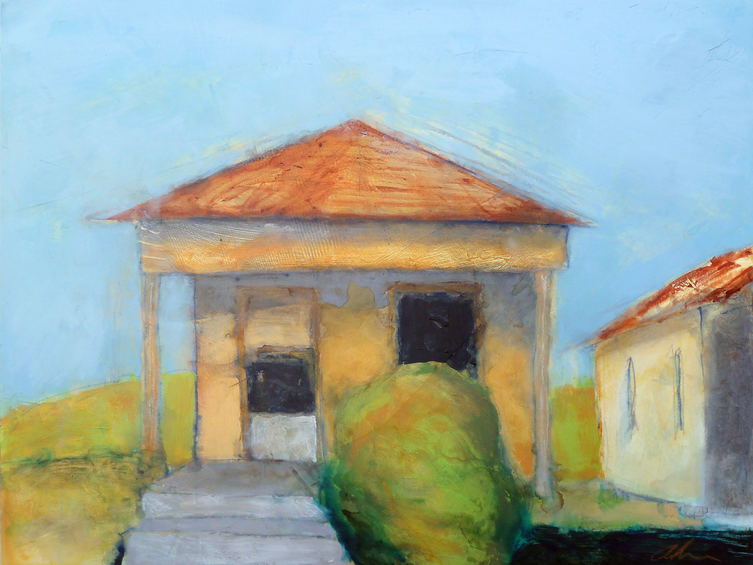 "Shotgun Noon" 36 X 48 by Randy Akers