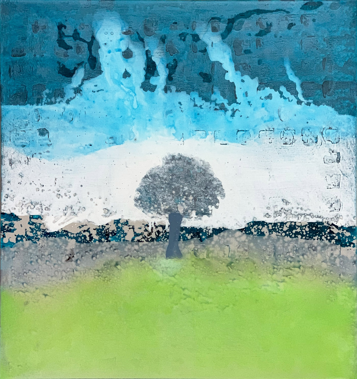 Lone Oak 50 X 48 by Henry Callahan