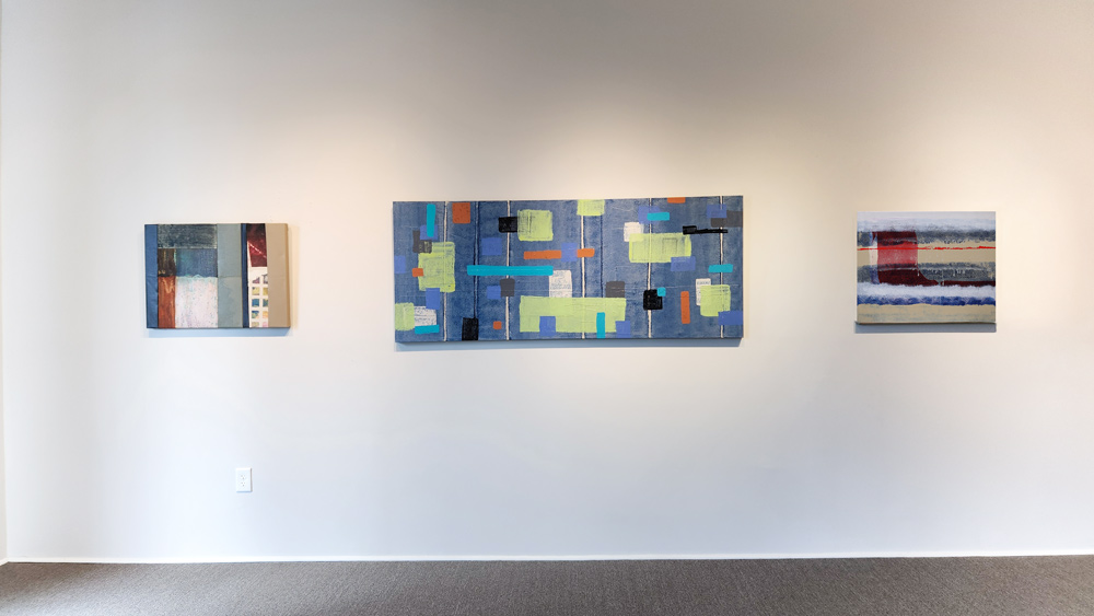 Retro hanging with other paintings by Callahan