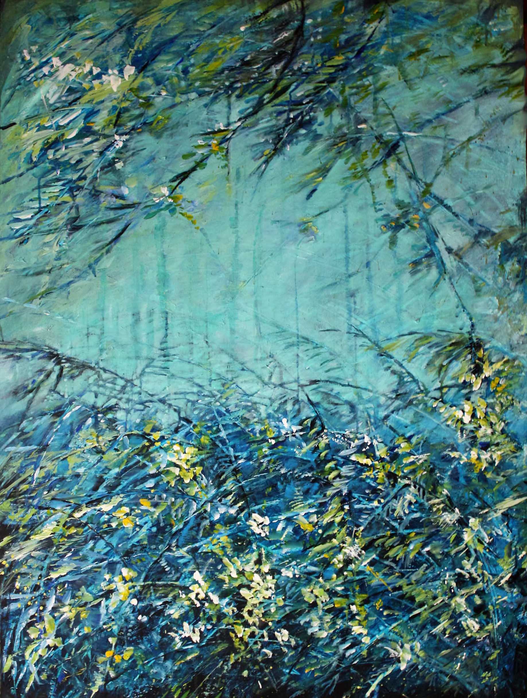 Landscape in Blue I by Marleen De Waele De Bock