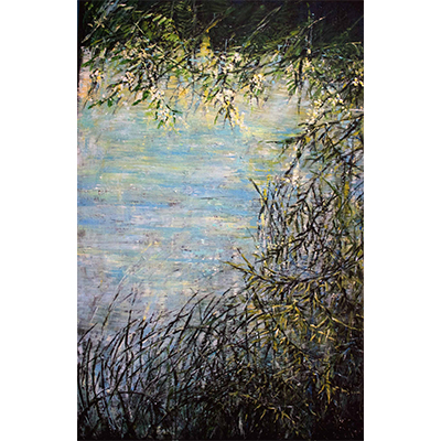 Waterview III 59 X 39.25 by Marleen De Waele-De Bock