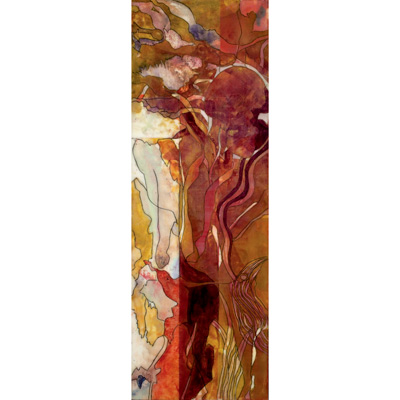 Sea Anemone 36 X 12 by Donna Johnson