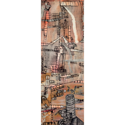 Tower Construction 36 X 12 by Donna Johnson
