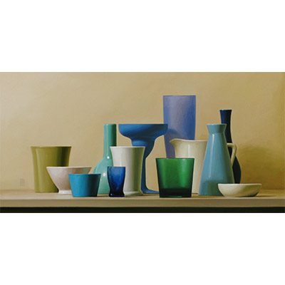 "Cool Colors Cantata" 12 X 24 by Peter J. O'Halloran
