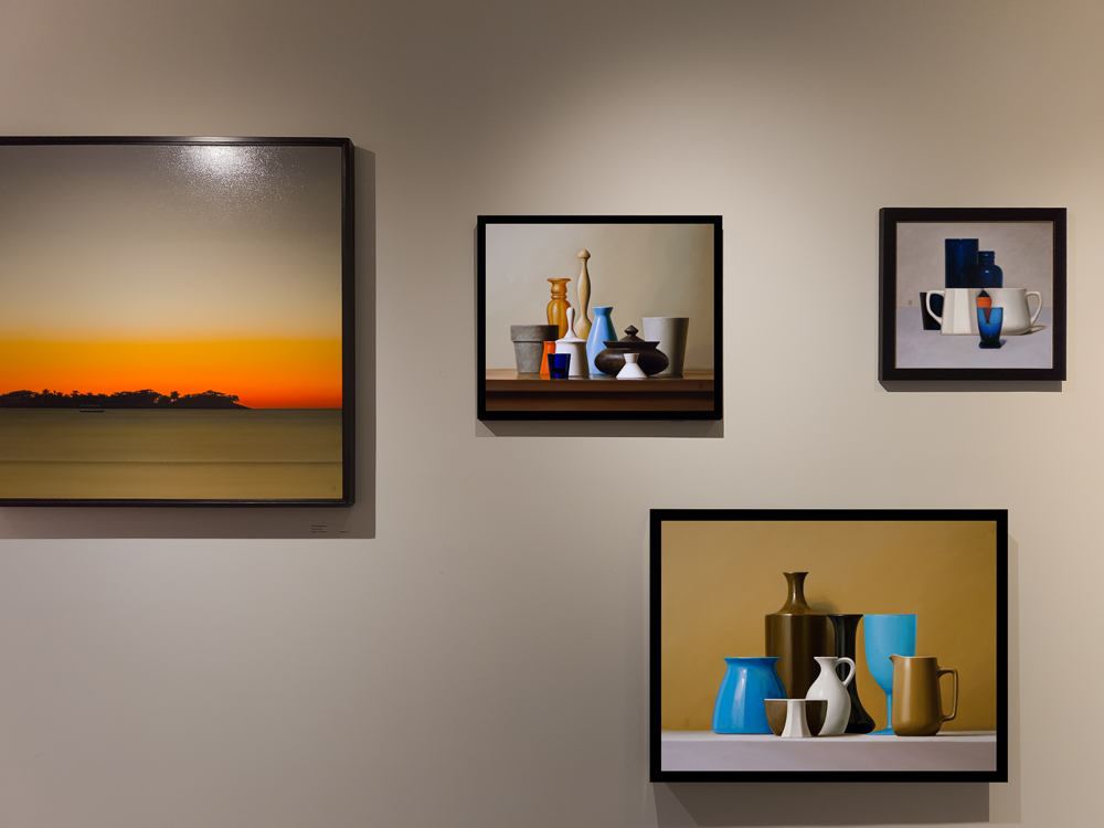 "Kiss Etude" and other paintings by Peter J. O'Halloran