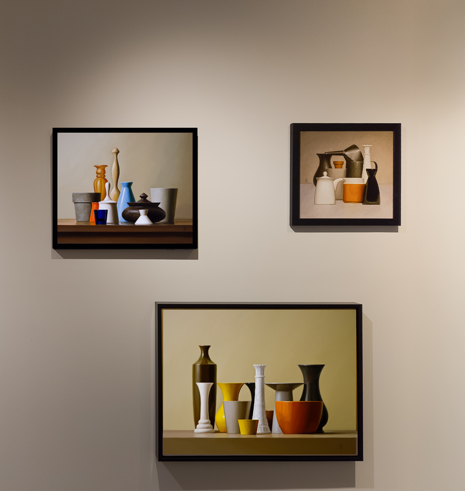 "Passageway Etude"  with other paintings by Peter J. O'Halloran