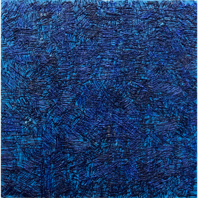 Blue Haring 24 X 24  by w.e. pugh