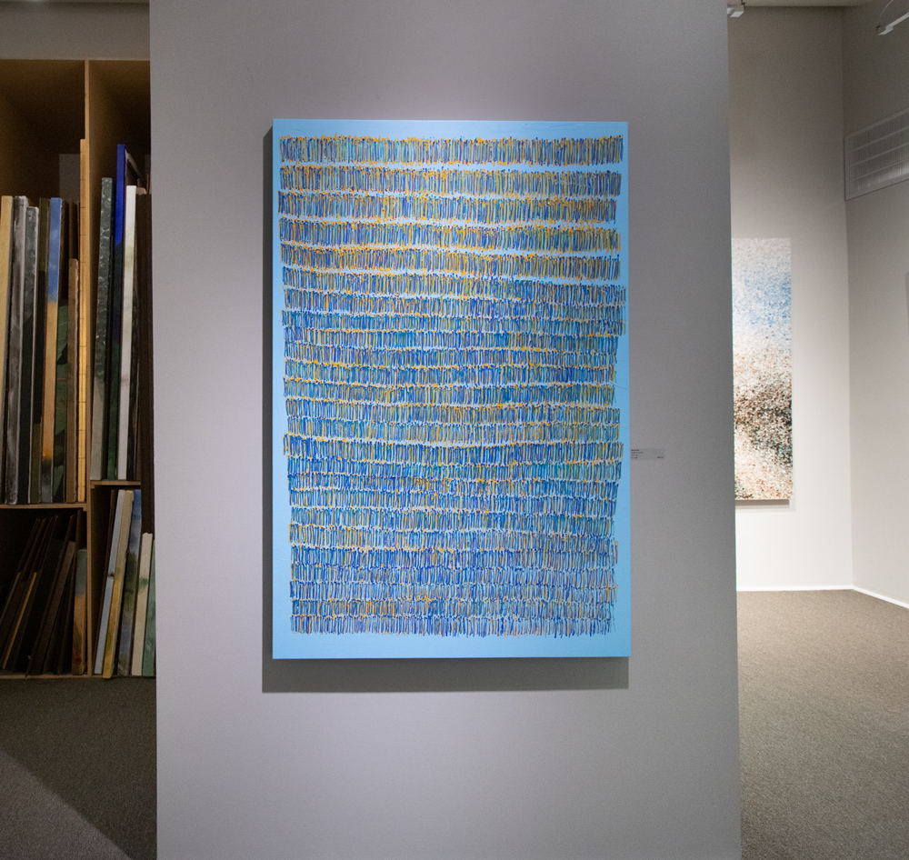 Back to Top "Dem Bones" hanging in Reinike Gallery