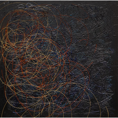 "Nefarious" 24 X 24 by w.e. pugh