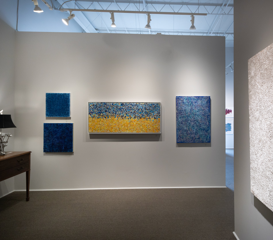 Yellow-Blue #1 by w.e. pugh with other works by the artist