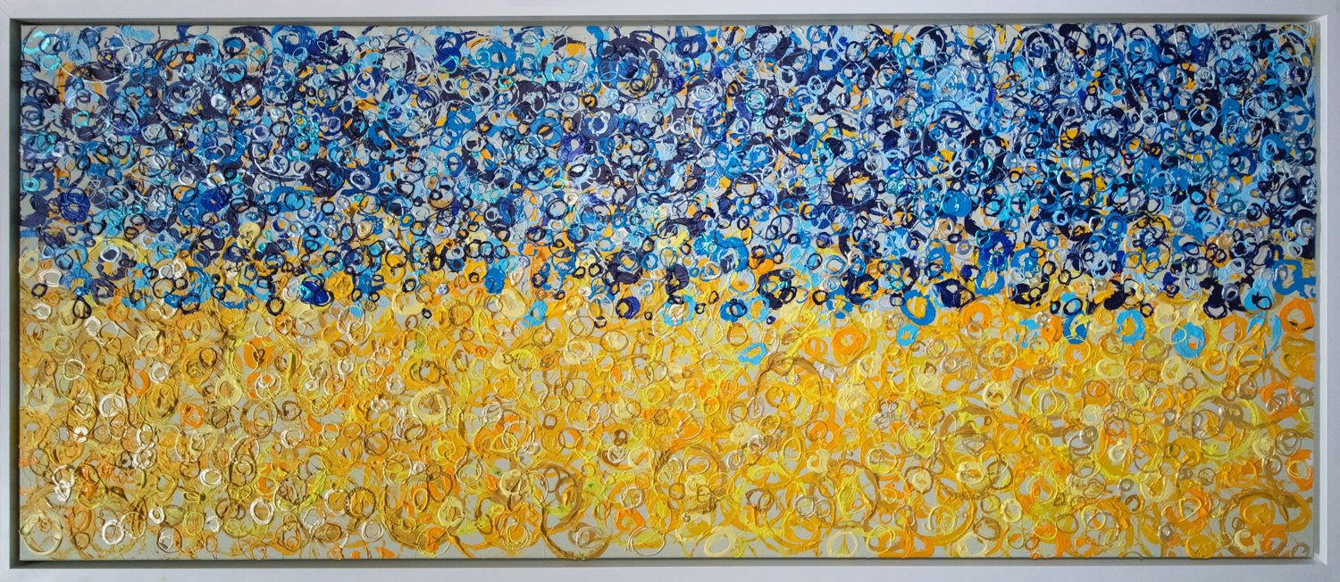 Yellow-Blue #1 by w.e. pugh