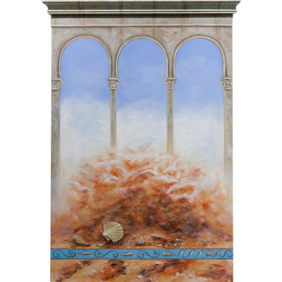 Pilgrimage 32 X 48    (34 X 50 with cornice) by Charles H. Reinike III