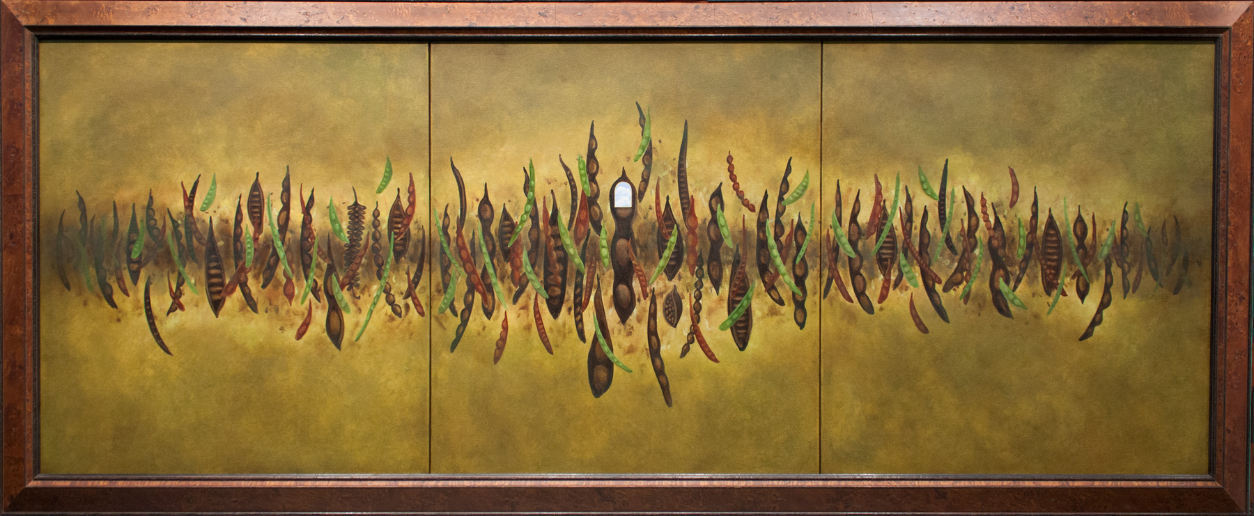 Seeds III 36 X 96 by Charles H. Reinike III