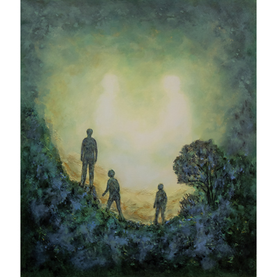 "Searching for Eden" 54 X 46 by Charles H. Reinike III- Click to See Larger Image "Searching For Eden" 54 X 46 by Charles H. Reinike III