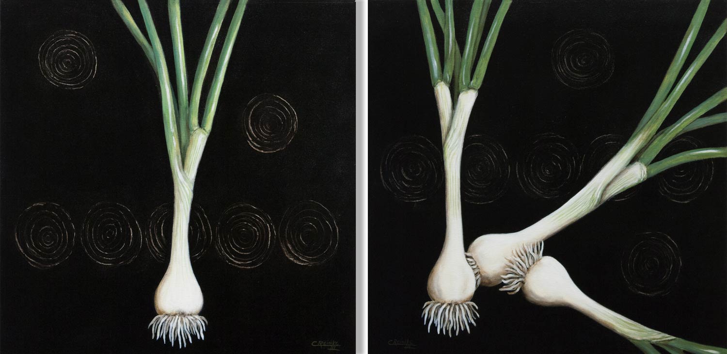 "Petals" (study) on display at Reinike Gallery