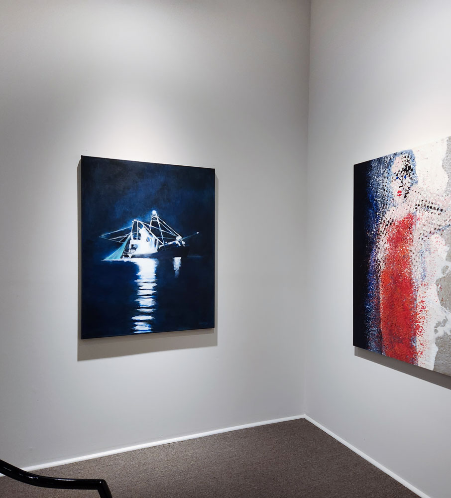 "Night Light " Hanging in Gallery