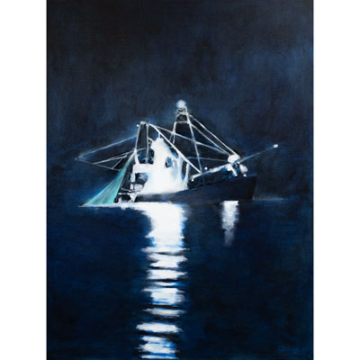 "Night Light" 48 X 36 by Charles H. Reinike III
