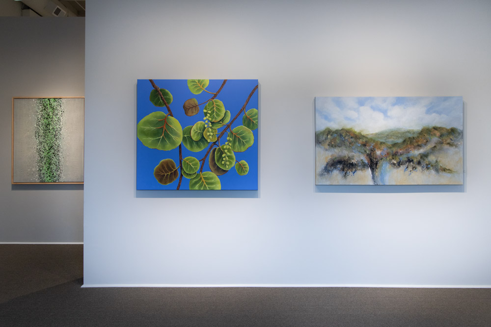 Sea Grapes on Blue II hanging