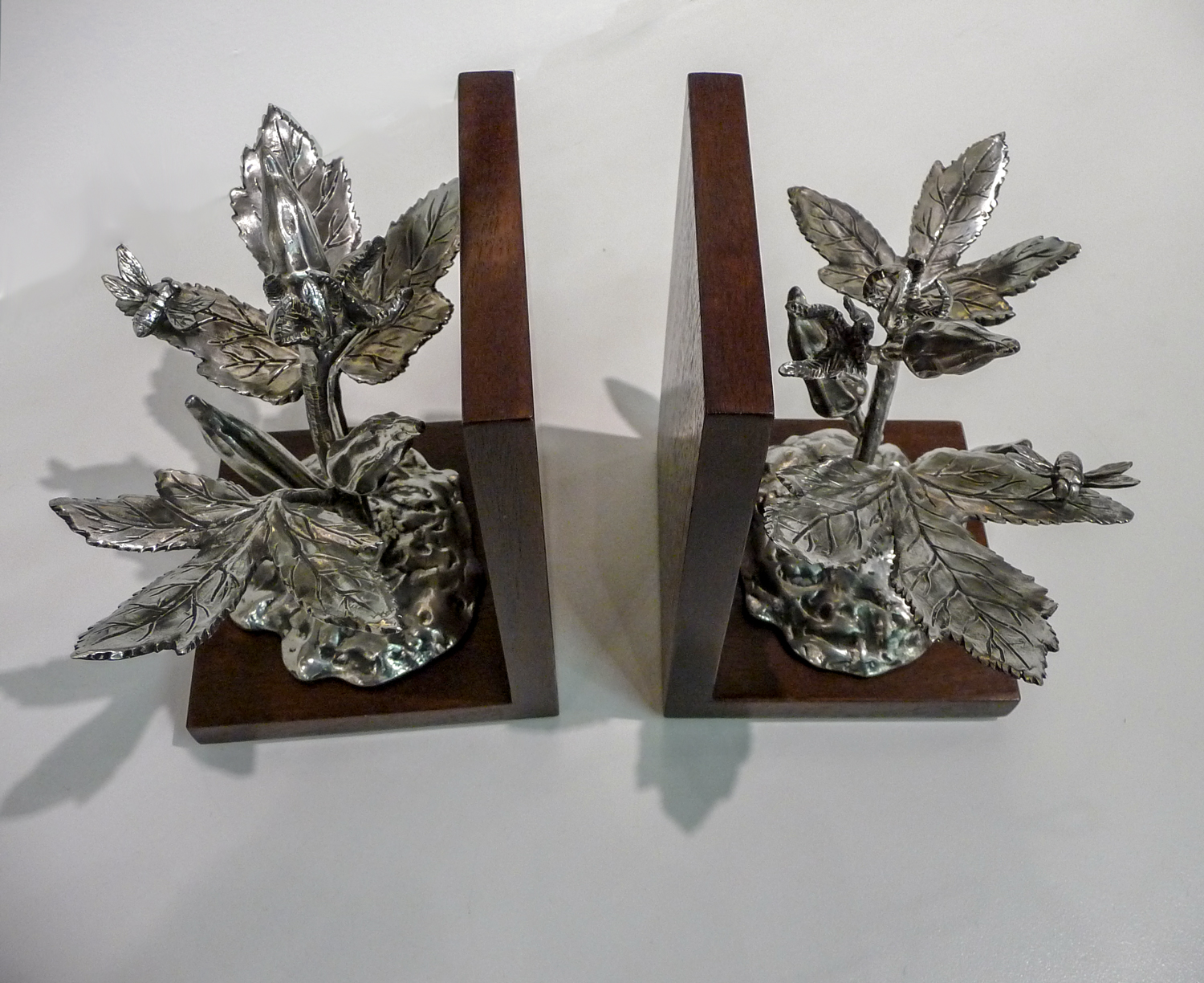 Okra Bookends by Charles H. Reinike III