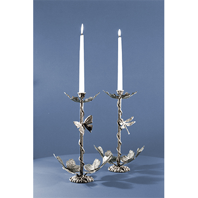 Tall Twisted Kudzu Candle Holders by Charles H. Reinike III