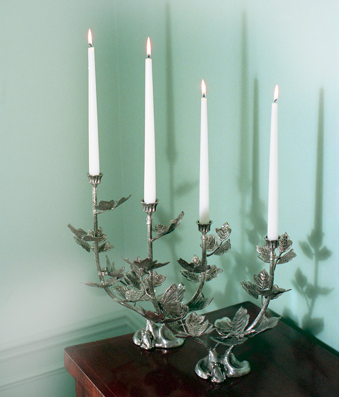 Double Kudzu Candle Holder by Charles H. Reinike III