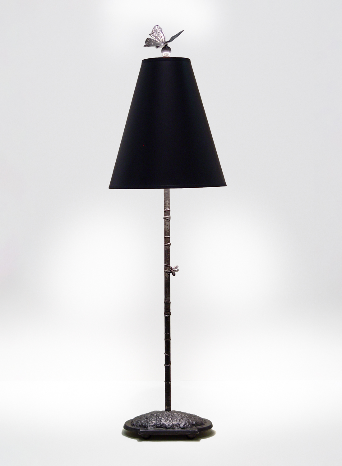 Dark Bamboo Lamp by Charles H. Reinike III