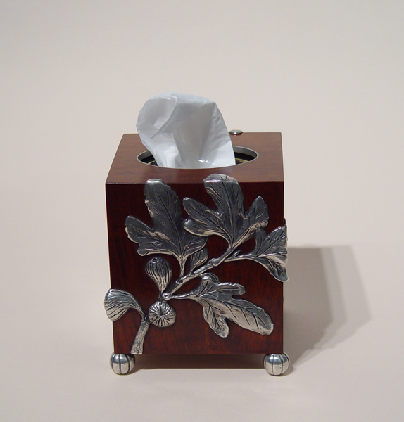 Fig Leaf Tissue Box by Charles H. Reinike III