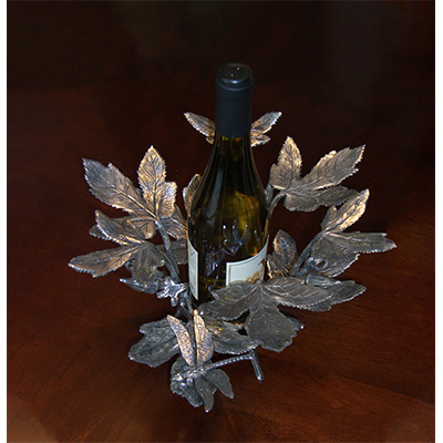 Okra Wine Caddy by Charles H. Reinike III