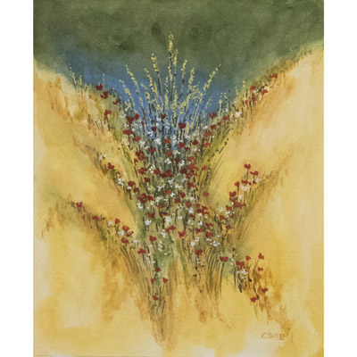 Spray Watercolor Study by Charles H. Reinike III