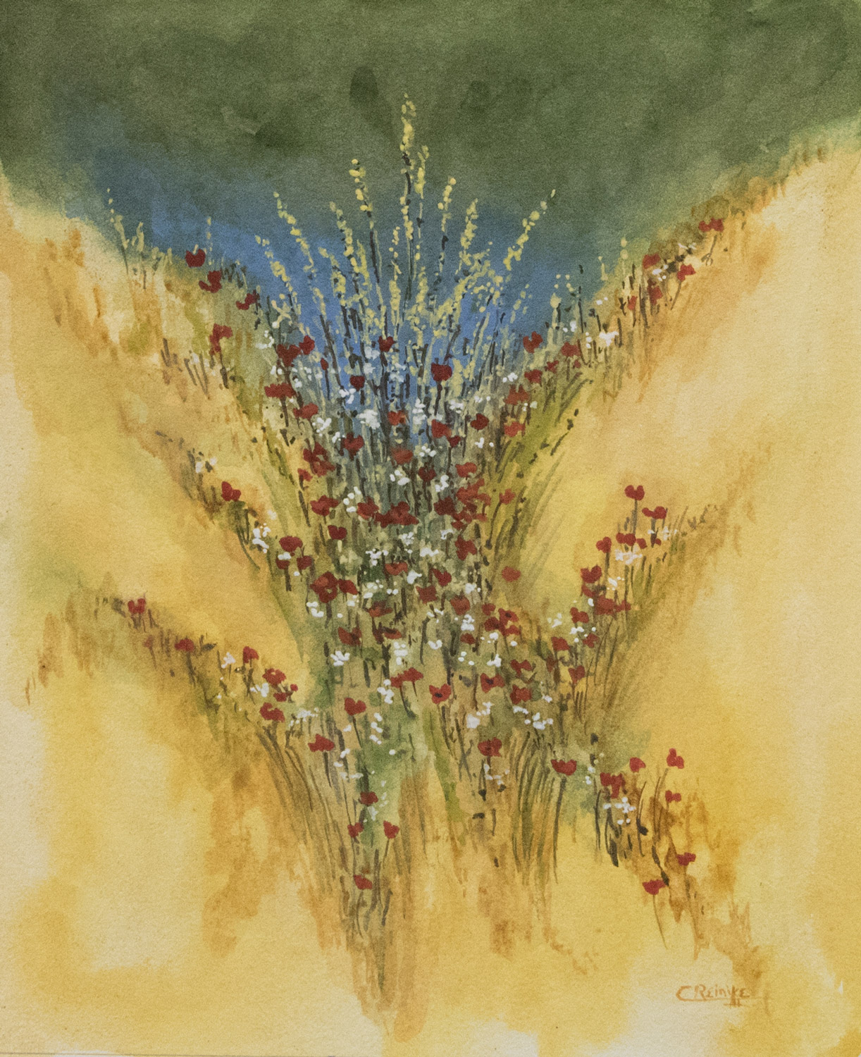 Spray Watercolor Study by Charles H. Reinike III