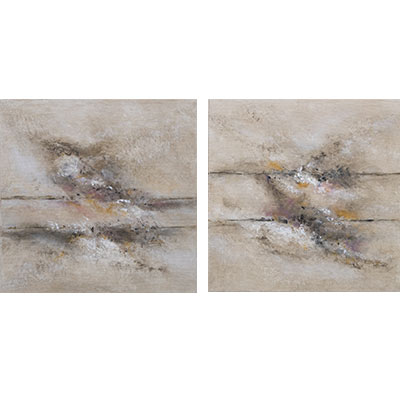 Tones 1 and Tones II 14 X 14 each by Charles H. Reinike III