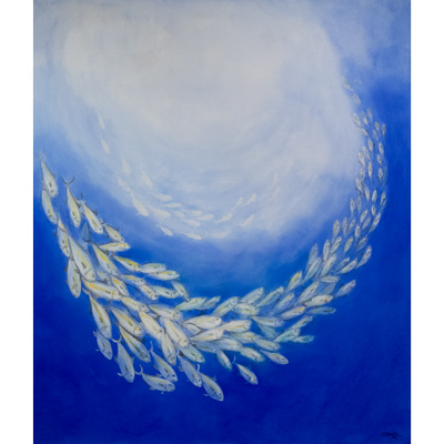 "Flash" 54 X46  by Charles H. Reinike III